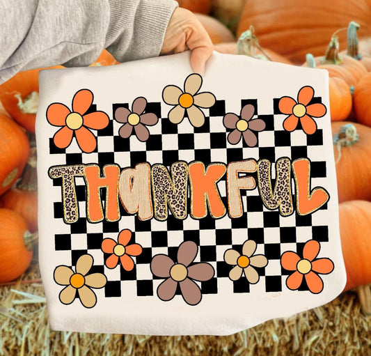 Checkered Thankful
