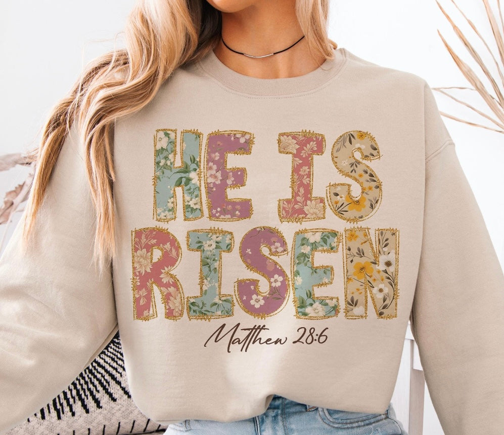 He Is Risen (Floral)