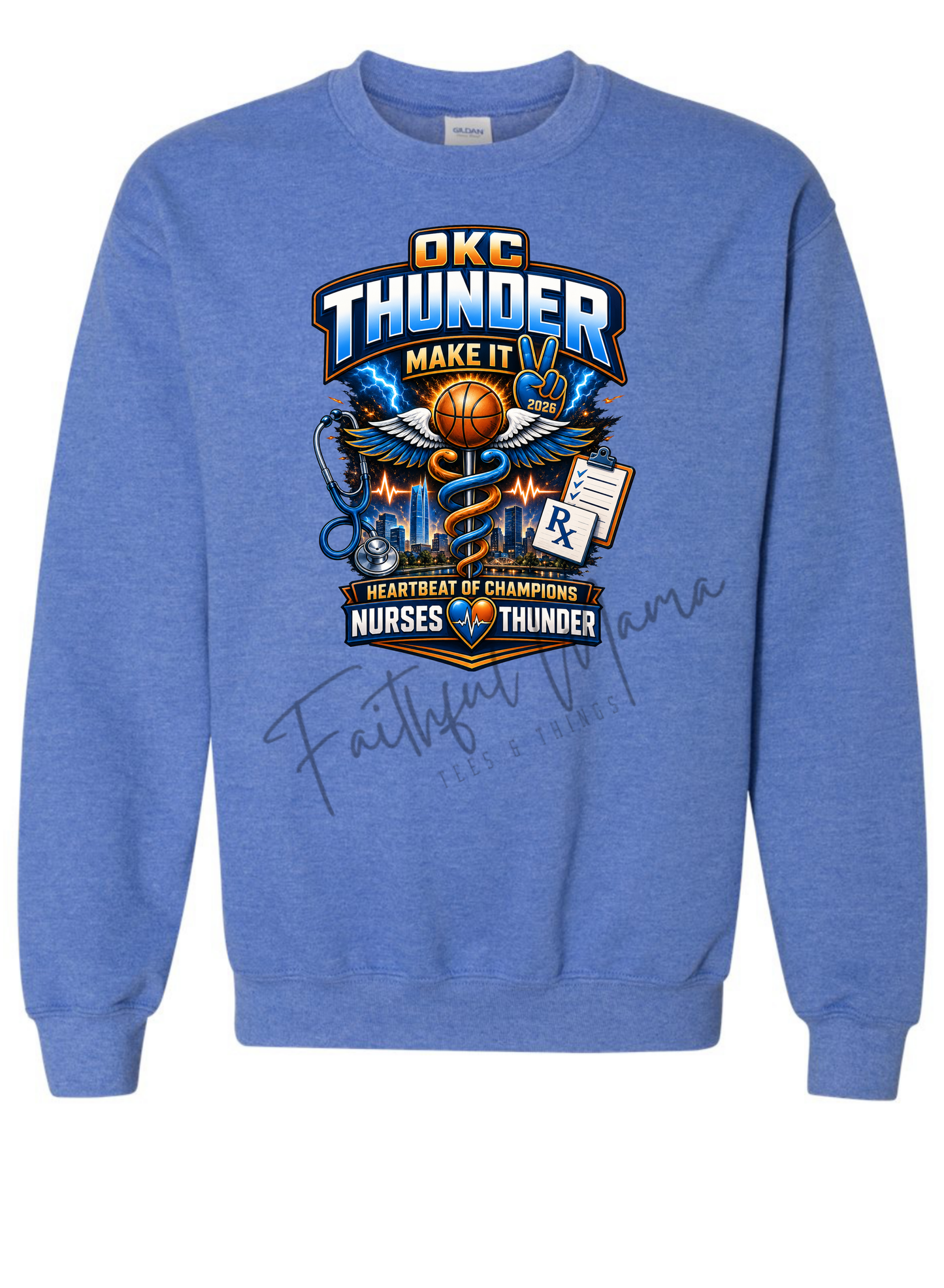 Thunder Nurse Sweatshirt- *2 week turnaround time*